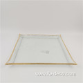 Gold Rim Glass Plates Charger